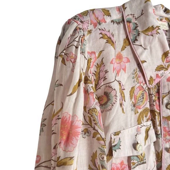 🌸 SPARTINA 449 Floral Ramie Button-Down Top 🌸 - Picture 3 of 9